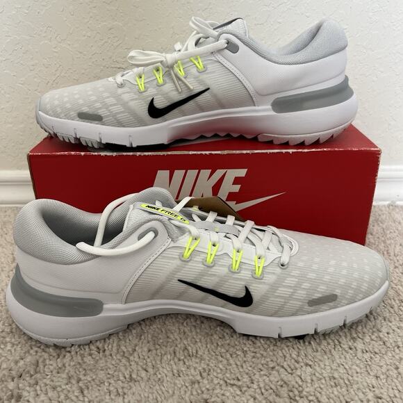 Nike Free Golf Next Nature ‘White Pure Platinum’ FN0332 101 Size 11 New - Picture 2 of 9